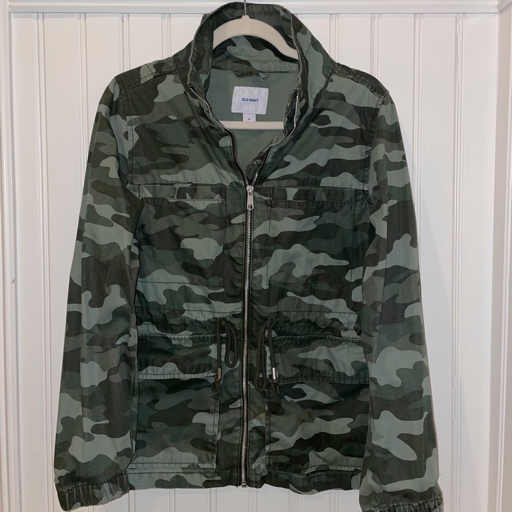 Old Navy army print jacket